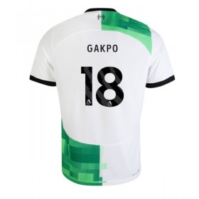 Liverpool Cody Gakpo #18 Borta Kläder 2023-24 Kortärmad
